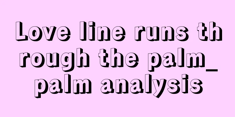 Love line runs through the palm_palm analysis