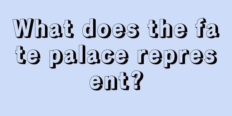 What does the fate palace represent?