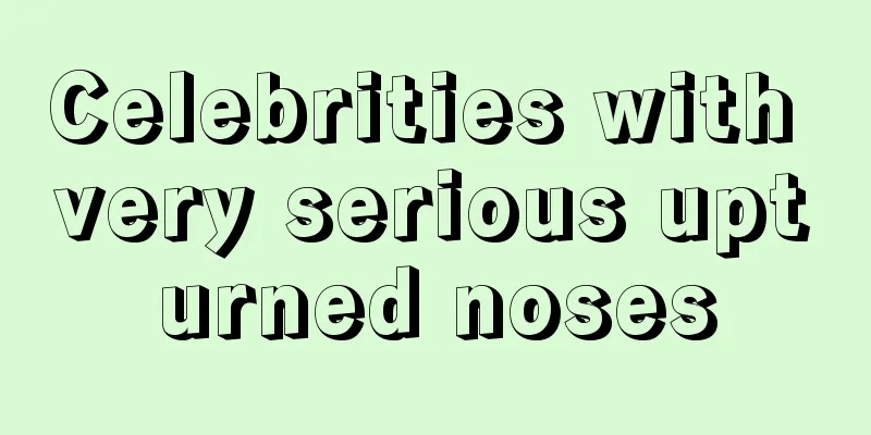 Celebrities with very serious upturned noses