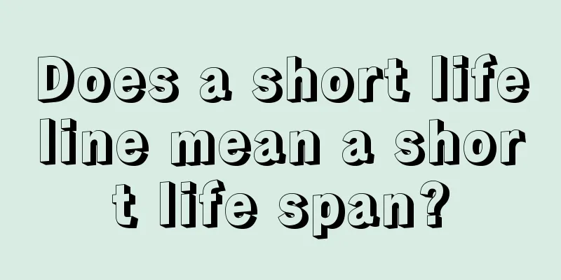 Does a short lifeline mean a short life span?