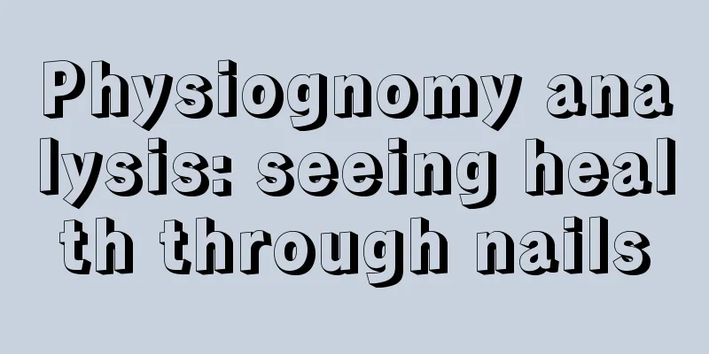 Physiognomy analysis: seeing health through nails