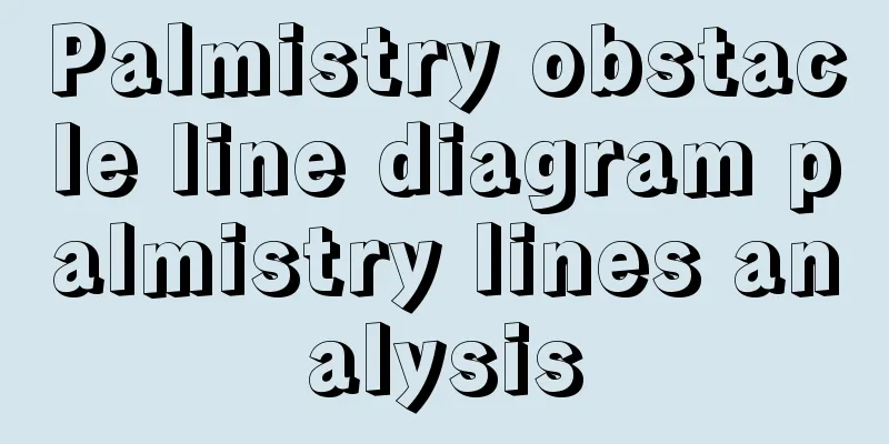 Palmistry obstacle line diagram palmistry lines analysis