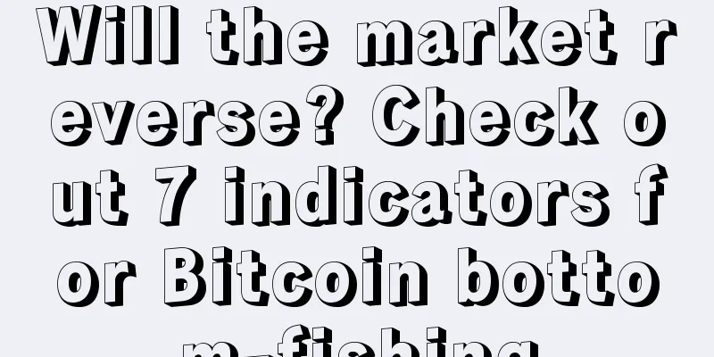 Will the market reverse? Check out 7 indicators for Bitcoin bottom-fishing