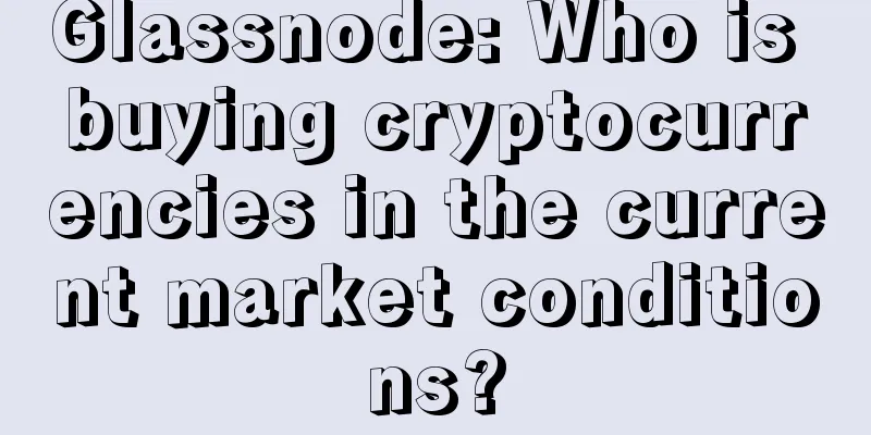 Glassnode: Who is buying cryptocurrencies in the current market conditions?