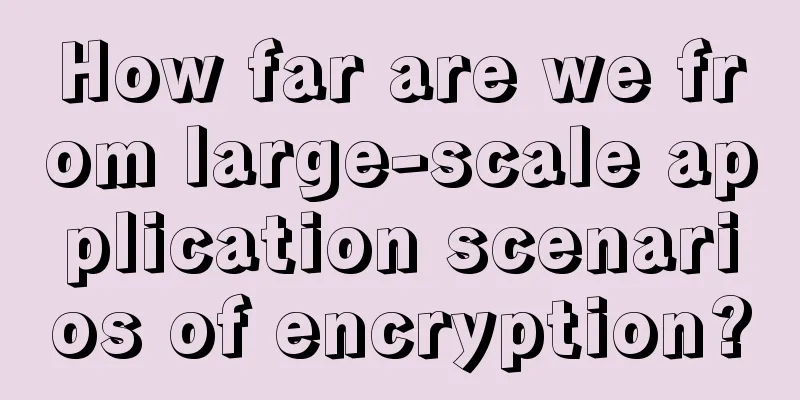 How far are we from large-scale application scenarios of encryption?