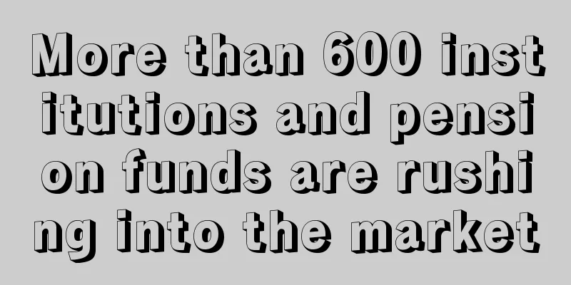 More than 600 institutions and pension funds are rushing into the market