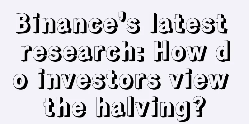 Binance’s latest research: How do investors view the halving?