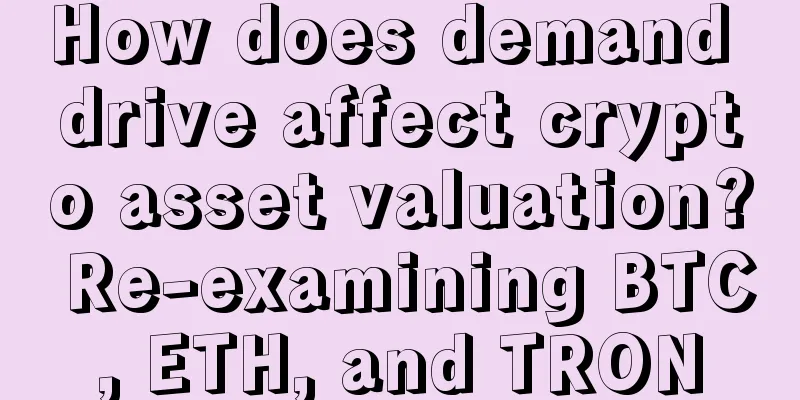 How does demand drive affect crypto asset valuation? Re-examining BTC, ETH, and TRON