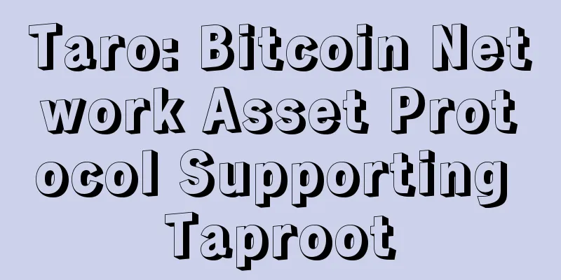 Taro: Bitcoin Network Asset Protocol Supporting Taproot