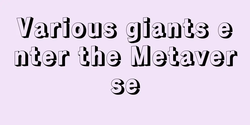 Various giants enter the Metaverse