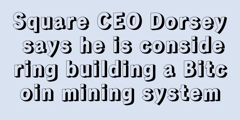Square CEO Dorsey says he is considering building a Bitcoin mining system