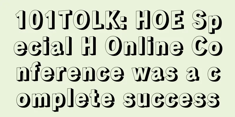 101TOLK: HOE Special H Online Conference was a complete success