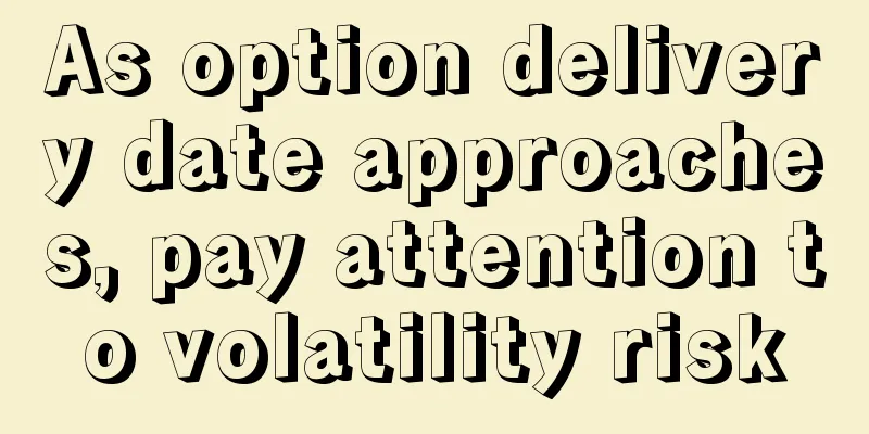 As option delivery date approaches, pay attention to volatility risk