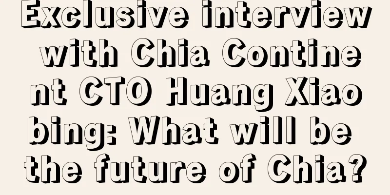 Exclusive interview with Chia Continent CTO Huang Xiaobing: What will be the future of Chia?