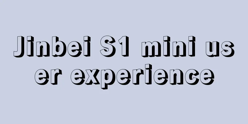 Jinbei S1 mini user experience