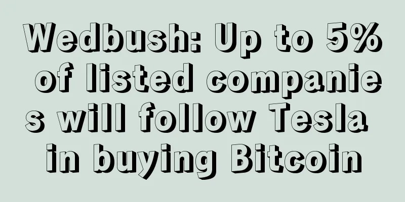 Wedbush: Up to 5% of listed companies will follow Tesla in buying Bitcoin