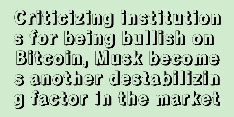 Criticizing institutions for being bullish on Bitcoin, Musk becomes another destabilizing factor in the market