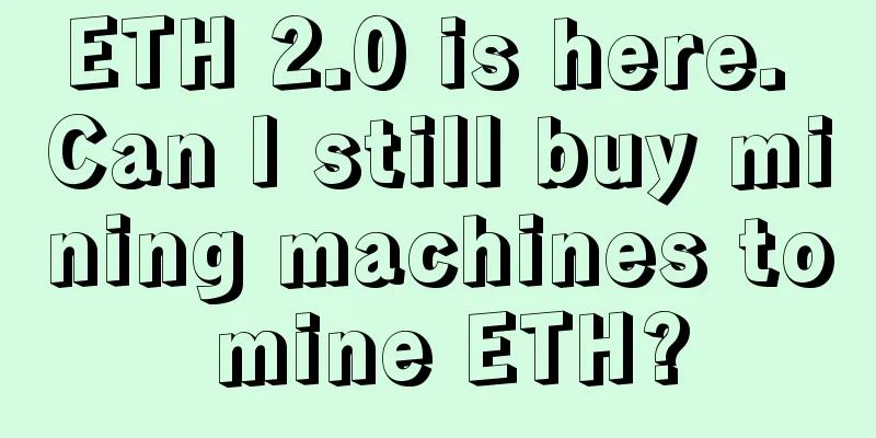 ETH 2.0 is here. Can I still buy mining machines to mine ETH?
