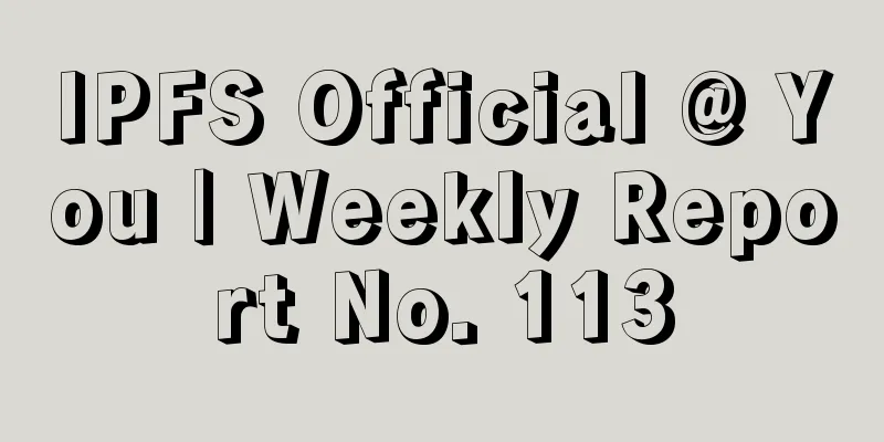 IPFS Official @ You | Weekly Report No. 113