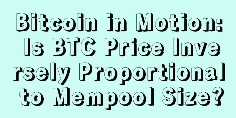 Bitcoin in Motion: Is BTC Price Inversely Proportional to Mempool Size?