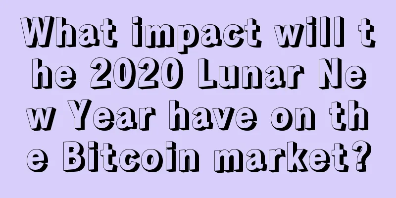 What impact will the 2020 Lunar New Year have on the Bitcoin market?