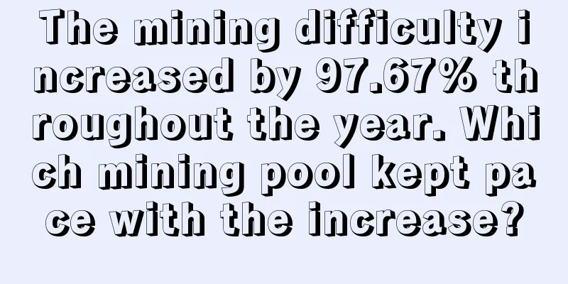 The mining difficulty increased by 97.67% throughout the year. Which mining pool kept pace with the increase?