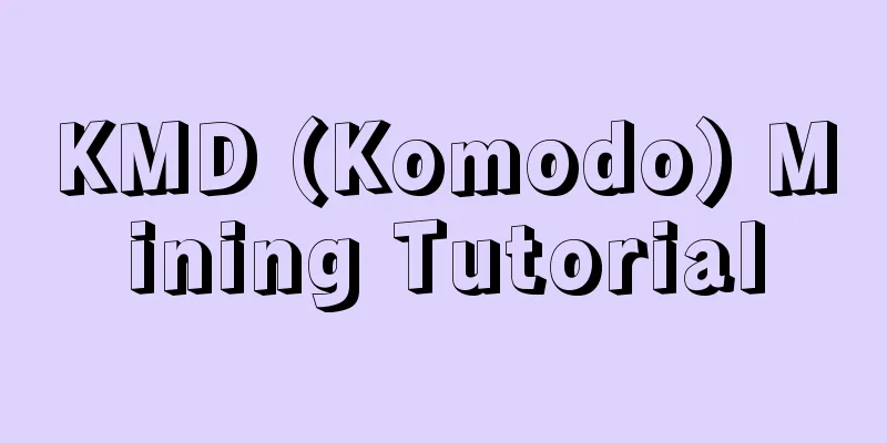 KMD (Komodo) Mining Tutorial