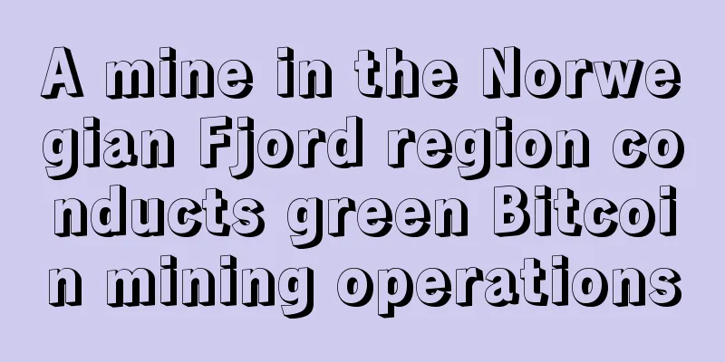 A mine in the Norwegian Fjord region conducts green Bitcoin mining operations