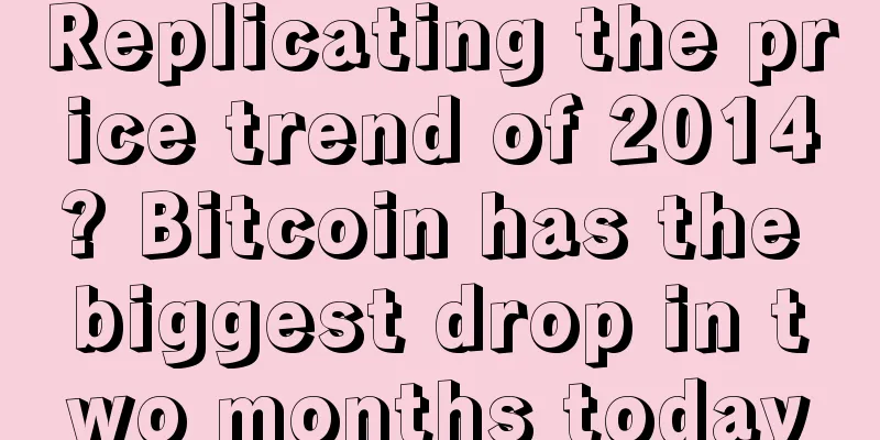 Replicating the price trend of 2014? Bitcoin has the biggest drop in two months today