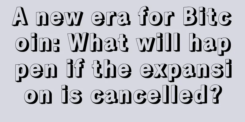 A new era for Bitcoin: What will happen if the expansion is cancelled?