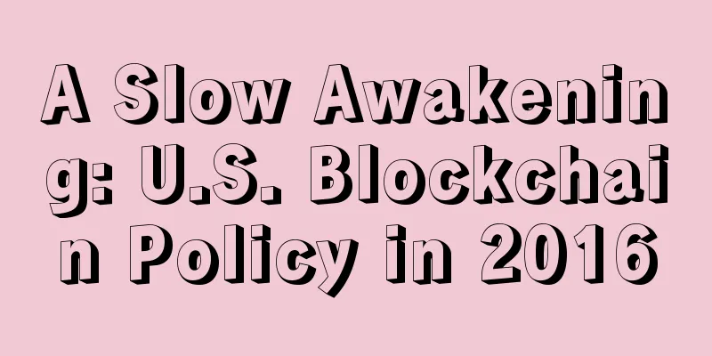 A Slow Awakening: U.S. Blockchain Policy in 2016