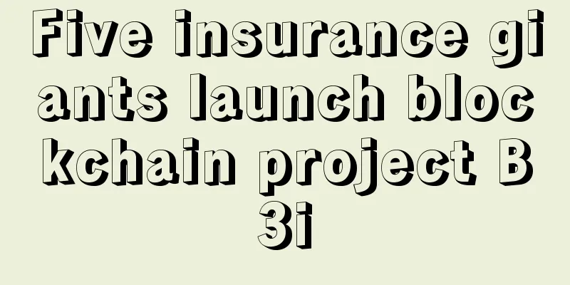 Five insurance giants launch blockchain project B3i