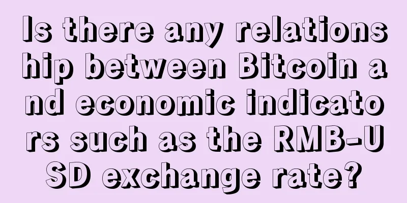 Is there any relationship between Bitcoin and economic indicators such as the RMB-USD exchange rate?