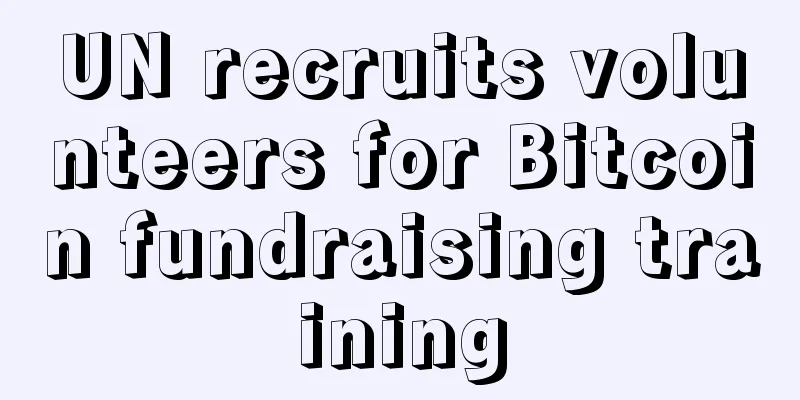 UN recruits volunteers for Bitcoin fundraising training