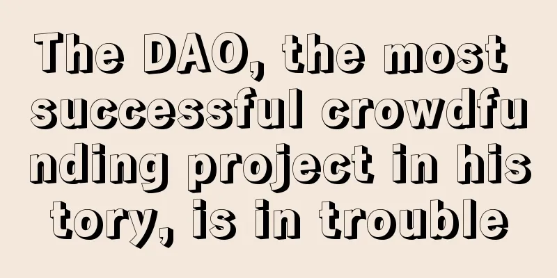 The DAO, the most successful crowdfunding project in history, is in trouble