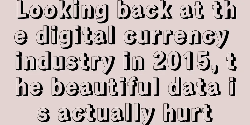 Looking back at the digital currency industry in 2015, the beautiful data is actually hurt