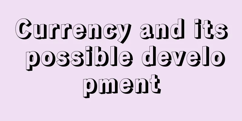 Currency and its possible development