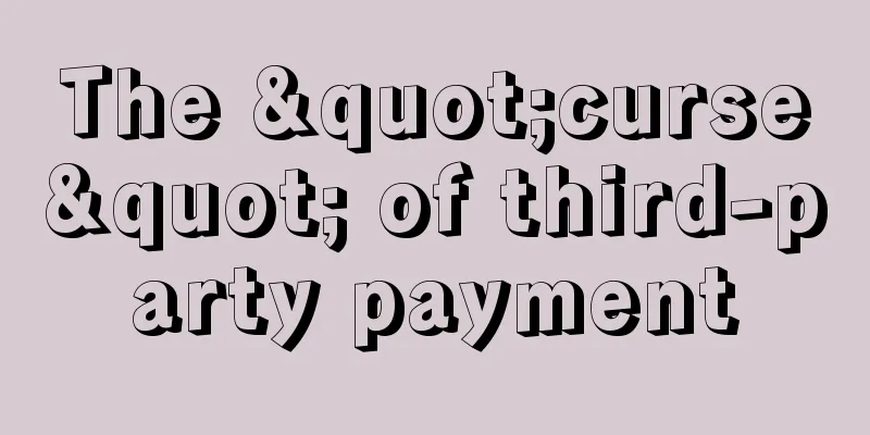 The "curse" of third-party payment